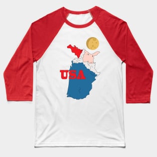 A funny map of the USA Baseball T-Shirt